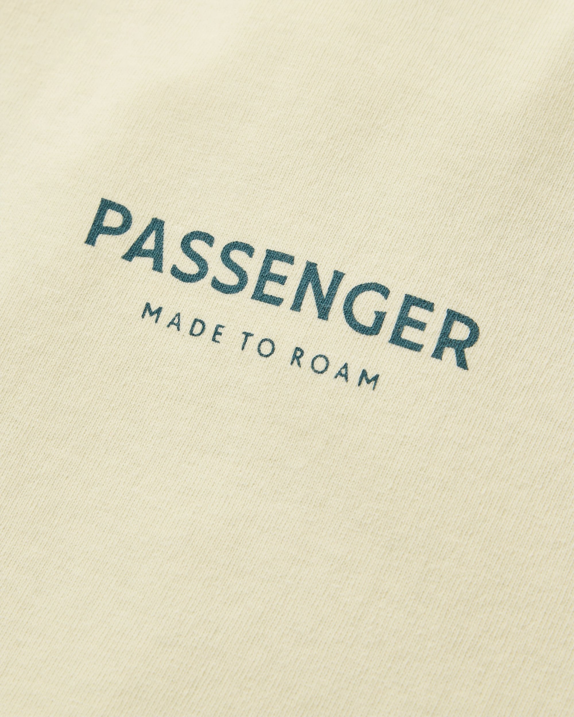 Passenger T-Shirt - Pale Yellow - Flatlay