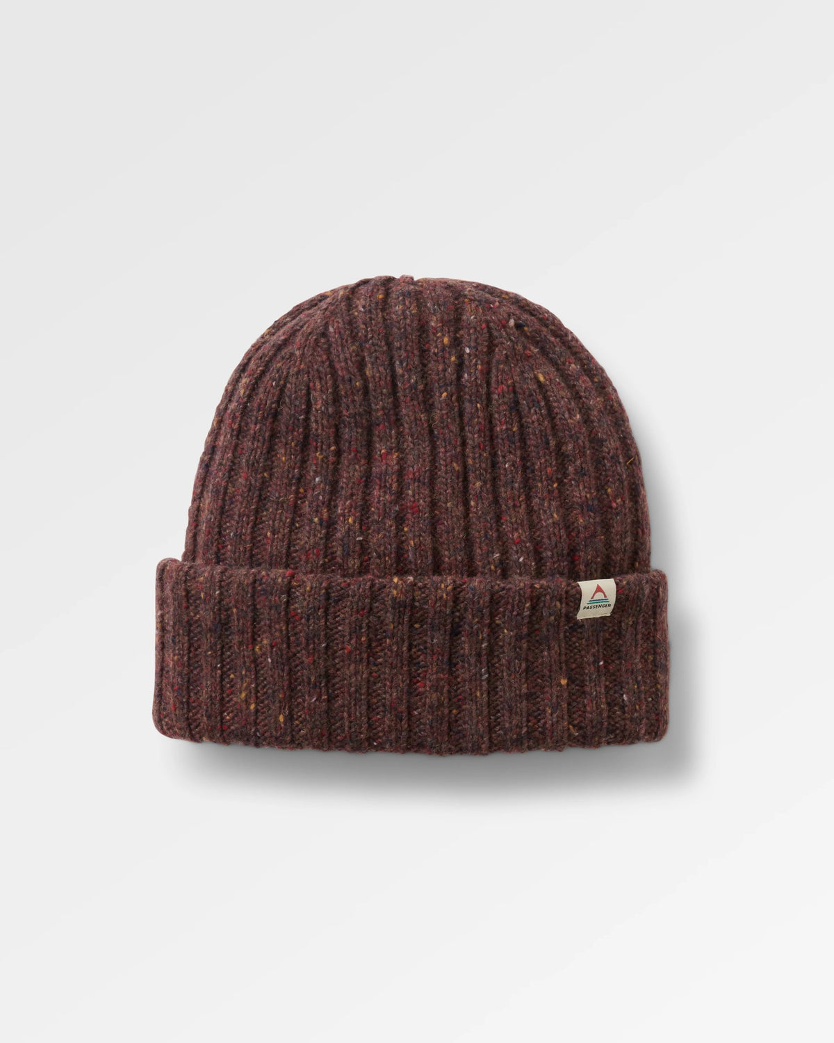 Fisherman Merino Wool Beanie - Brambleberry - Flatlay