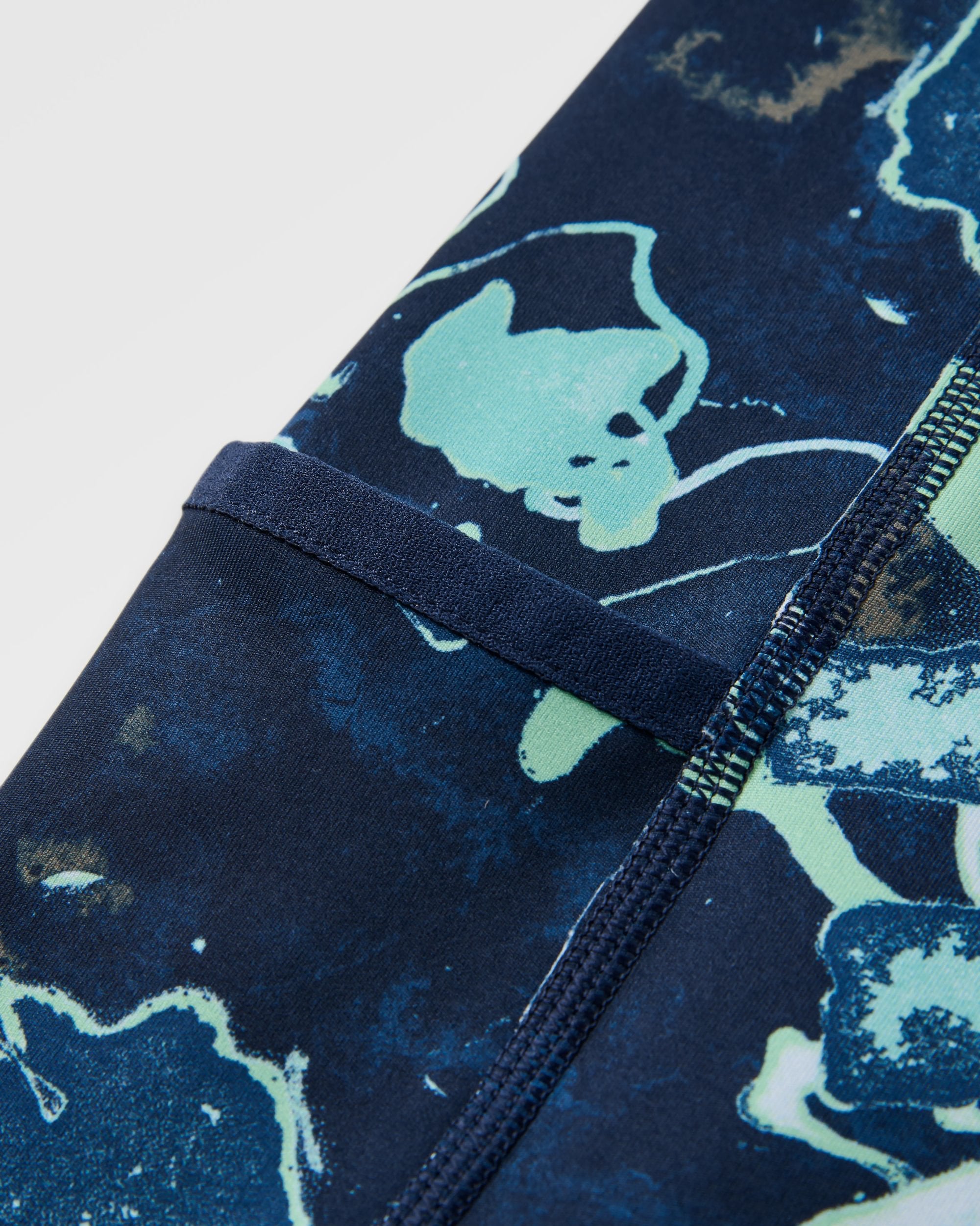 Mantra Recycled Active Leggings - Frost Ice Blue - Flatlay