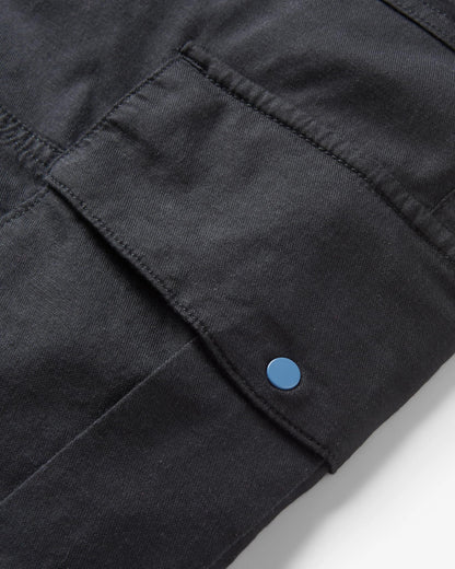 Hydrilla Organic Cotton Trouser - Black - Flatlay