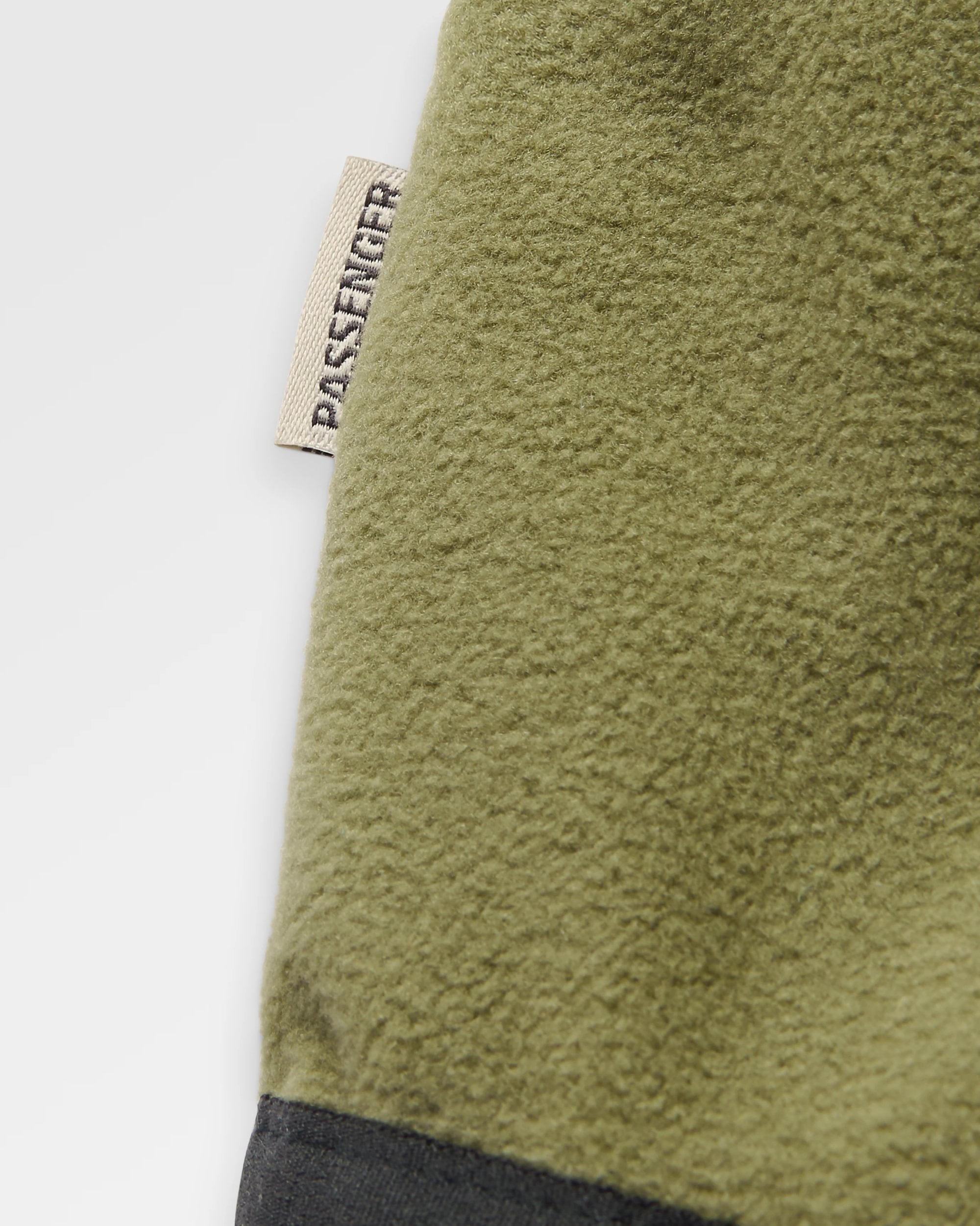 Set Off Polartec® Full Zip Fleece - Oatmeal/Khaki - Flatlay