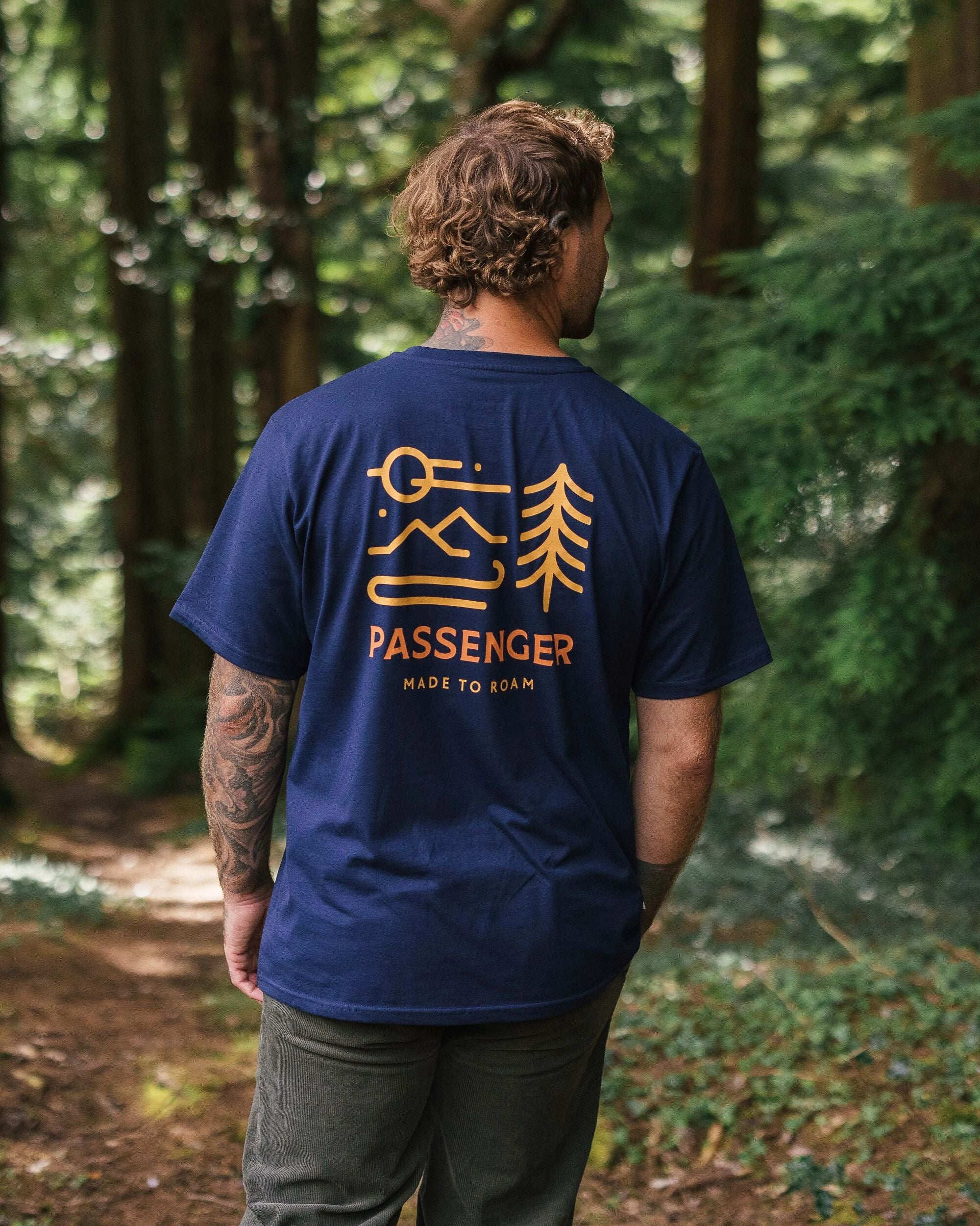 Phoenix Organic Cotton T-Shirt - Rich Navy - 