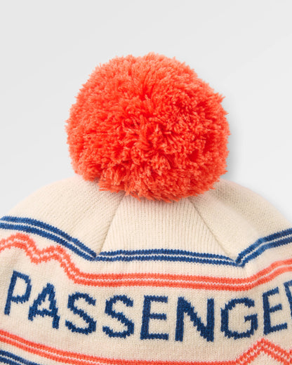 Passenger Logo Bobble Hat - Birch - Flatlay