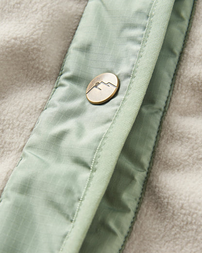 Navegado Recycled Polar Fleece - Oatmeal - Flatlay