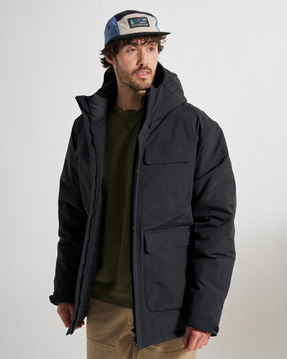 Explorer Waterproof Down Parka - Black - Studio Model