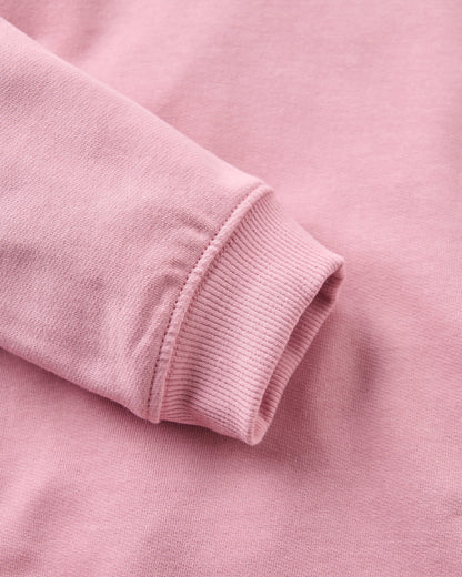 Roamer Women's Recycled Cotton Sweatshirt - Pink Haze - Flatlay