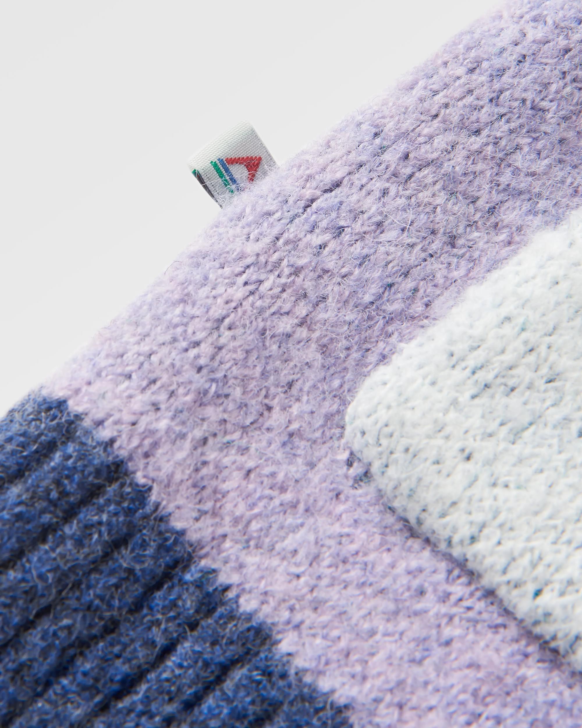 Vista Recycled Knitted Cardigan - Dark Denim - Flatlay