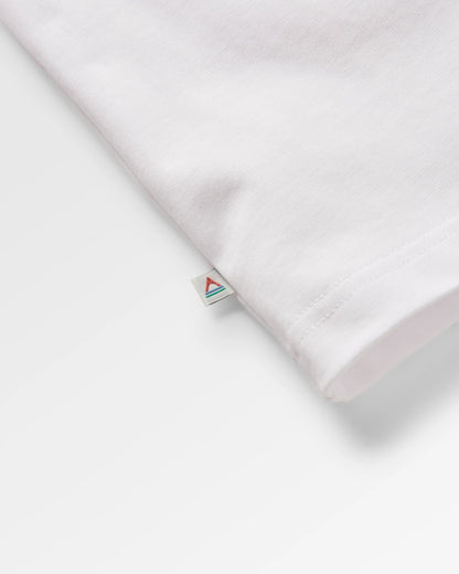 Vita Organic Relaxed Fit T-Shirt - White - Flatlay