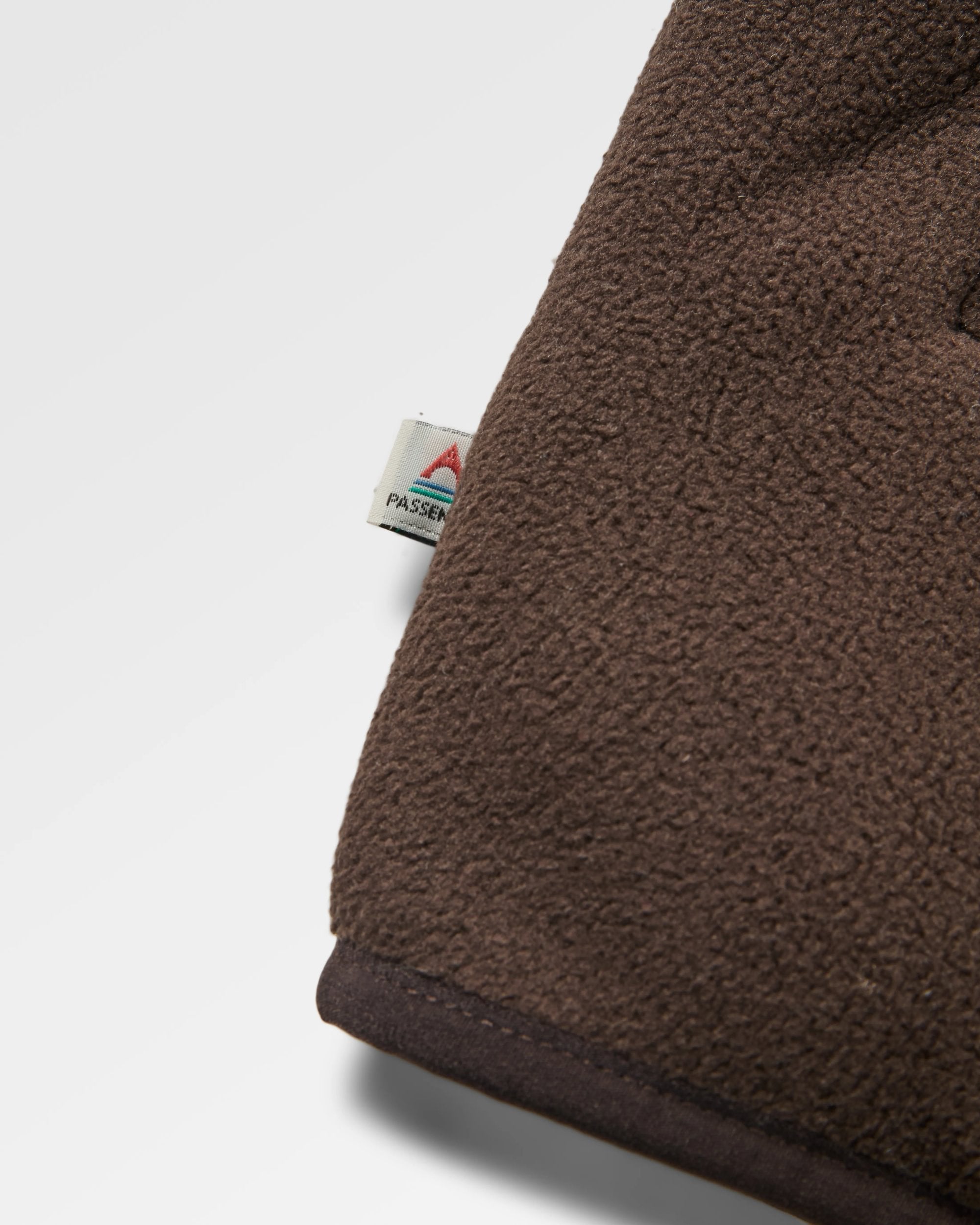 Nestling Sherpa Hooded Fleece - Retro Blue/Espresso - Flatlay