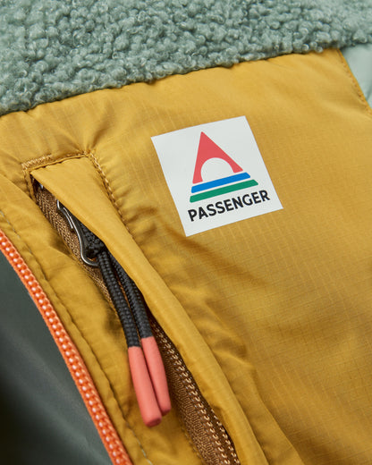 Inspire Recycled Insulated Jacket - Pistachio - Flatlay