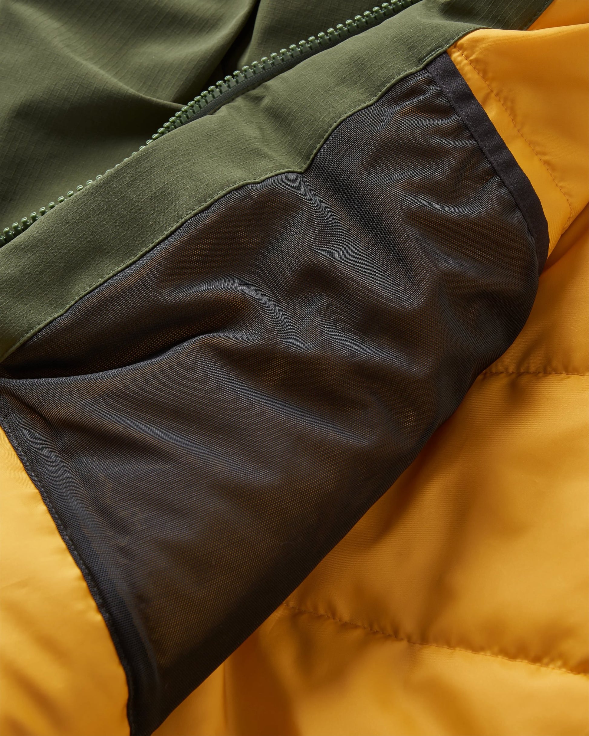 Rainier Waterproof Parka - Fir Tree - Flatlay