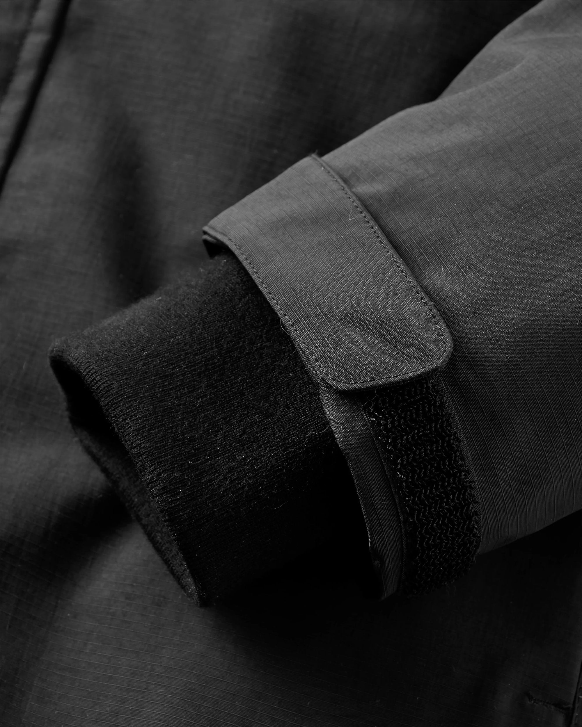 Explorer Waterproof Down Parka - Black - Flatlay