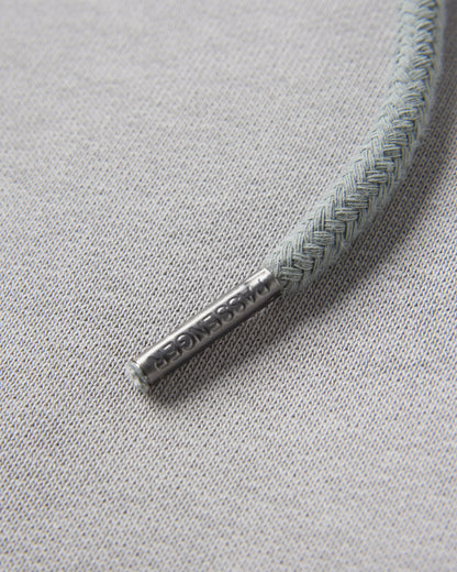 Waves & Trees Organic Cotton Hoodie - Steel Grey - Flatlay