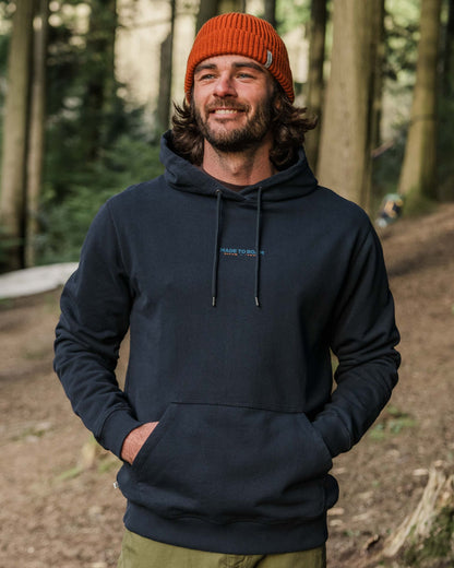 Pace Recycled Cotton Hoodie - Deep Navy - Lifestyle