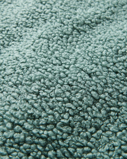 Woodland Recycled Polar-lined Sherpa Fleece - Black/ Dark Forest - Flatlay