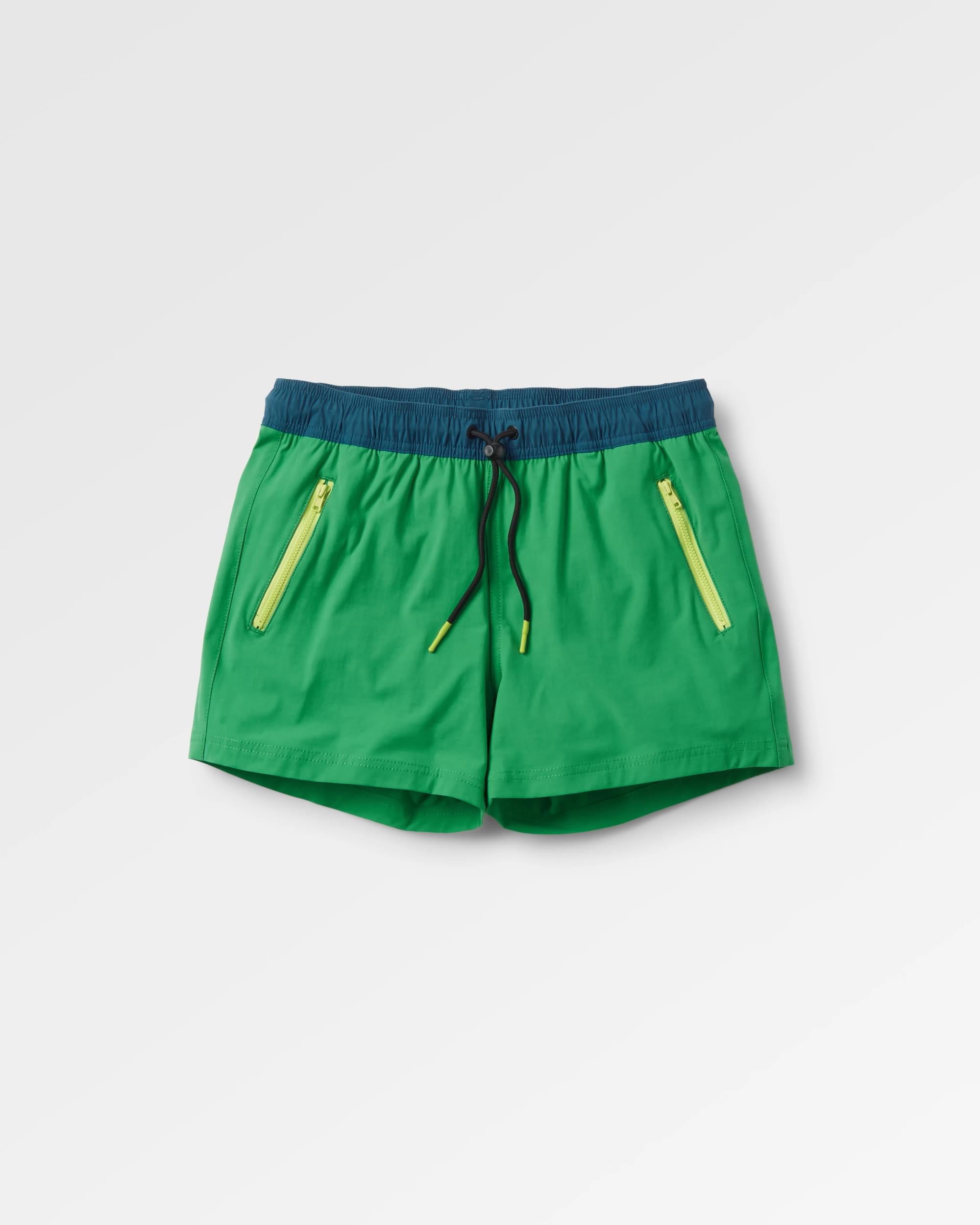 Way Out All Purpose Short - Green Spruce - Flatlay