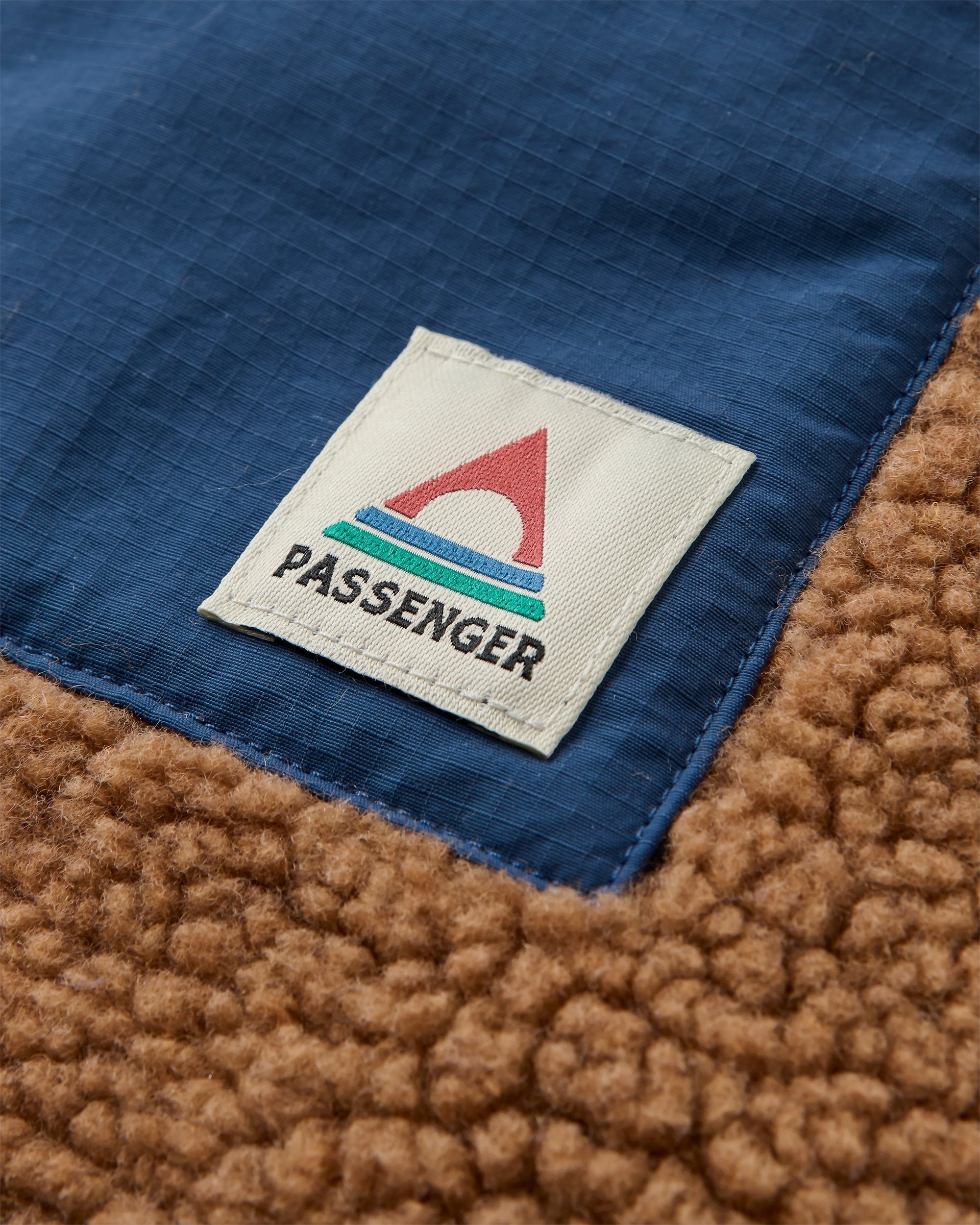 Valiant Deep Pile Fleece - Toffee - Flatlay