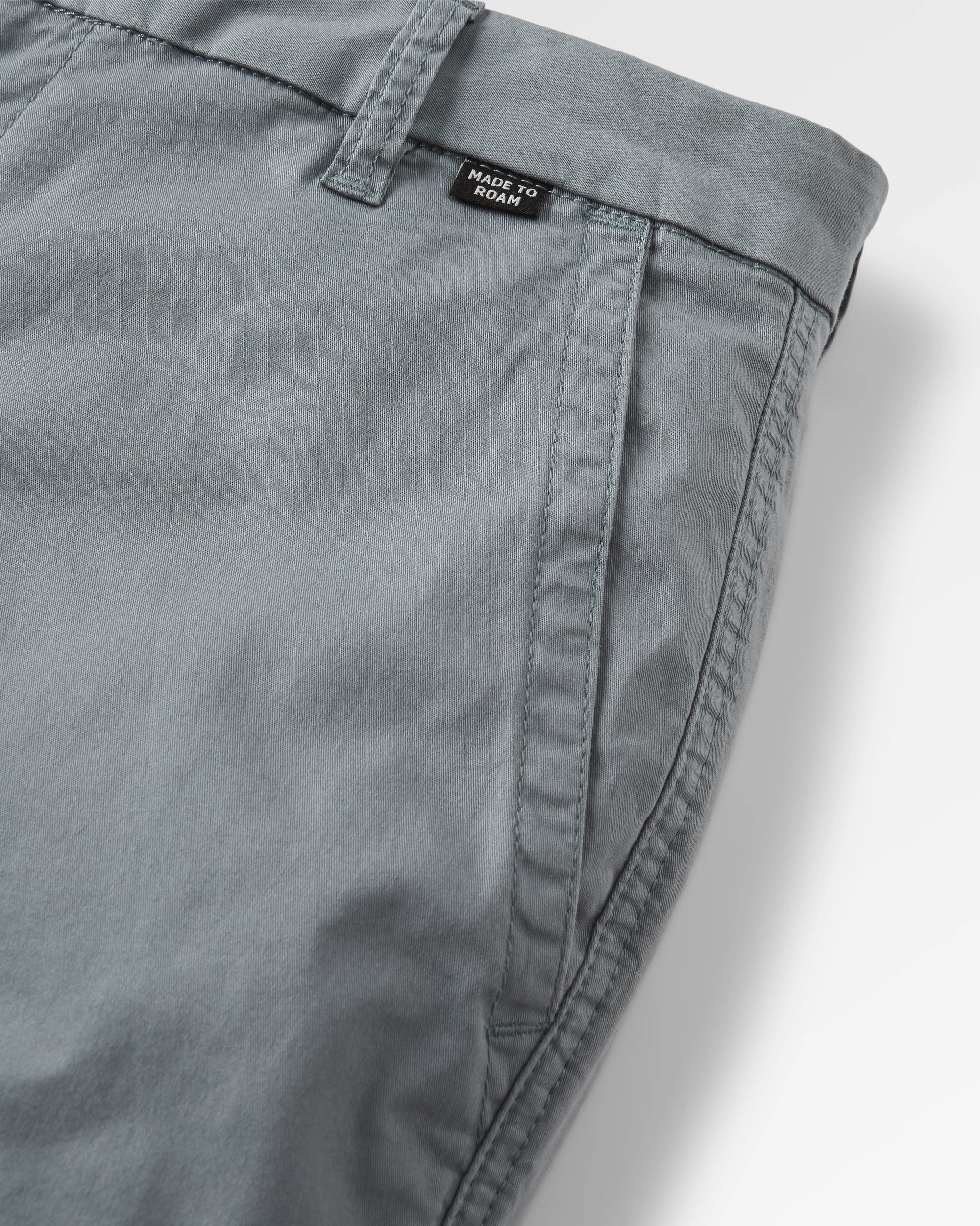 365 Light Organic Cotton Trouser - Storm Grey - Flatlay