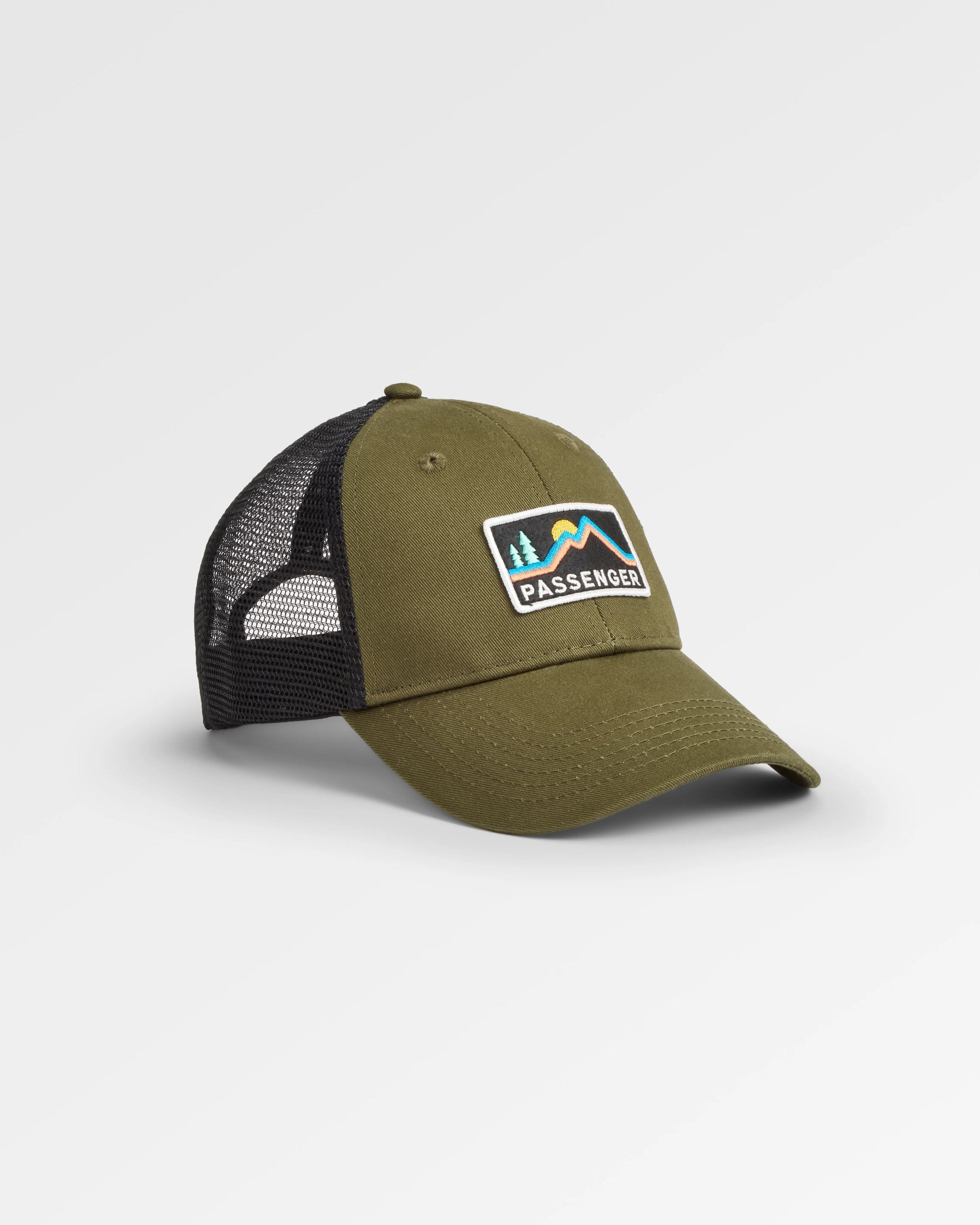 Made To Roam Mesh Snapback Cap - Khaki - Flatlay