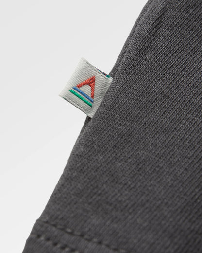 Planted Recycled Cotton T-Shirt - Black - Flatlay