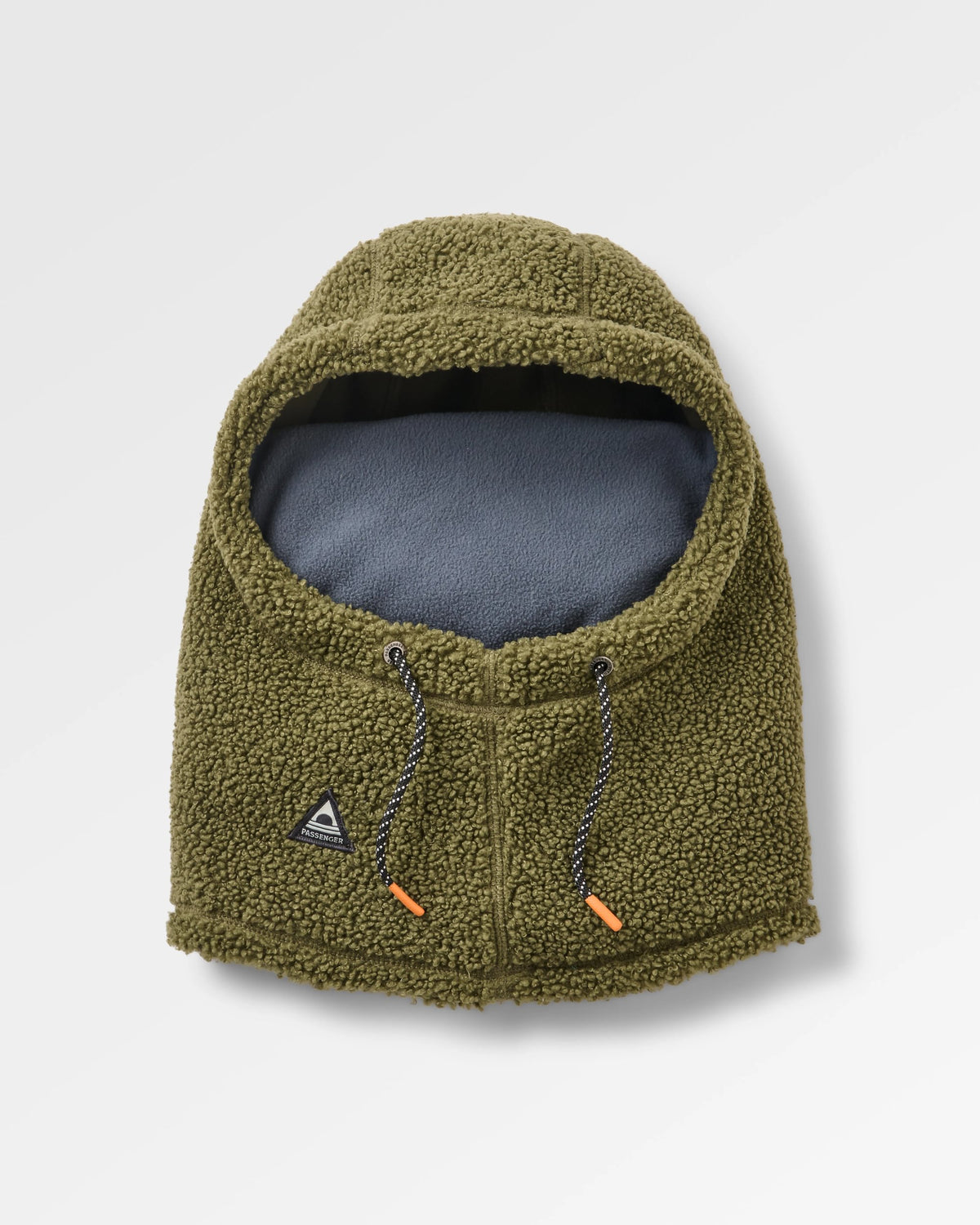 Snowdrift Fleece Hood - Khaki - Flatlay