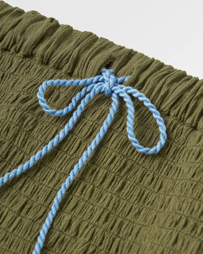 Daylily Loose Trouser - Khaki - Flatlay