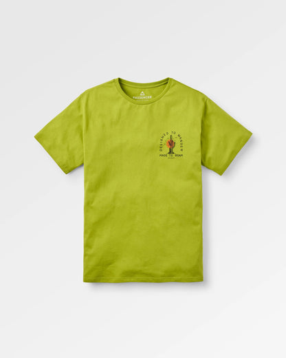 Explore T-Shirt - Tea Green - Flatlay