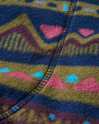 Sorrel Recycled Polar Fleece - Mountain Geo Multi - Flatlay