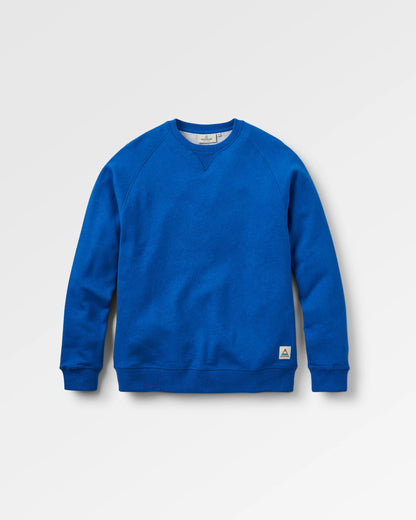 Heritage Men's Sweatshirt - Azure Blue Marl - Flatlay