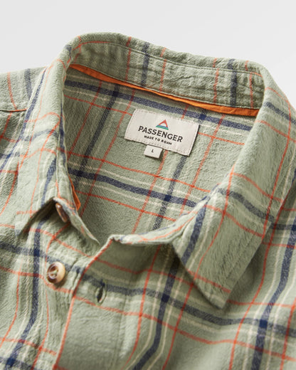 Chill Short Sleeve Shirt - Pistachio - Flatlay