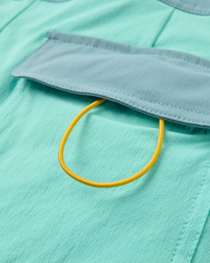 Cruiser Recycled Boardshort - 21" - Aqua - Flatlay