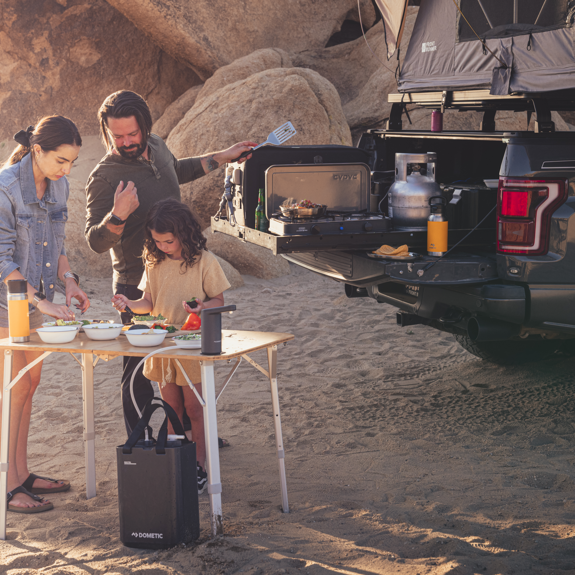 Dometic GO Hydration Water Faucet - Slate - Lifestyle