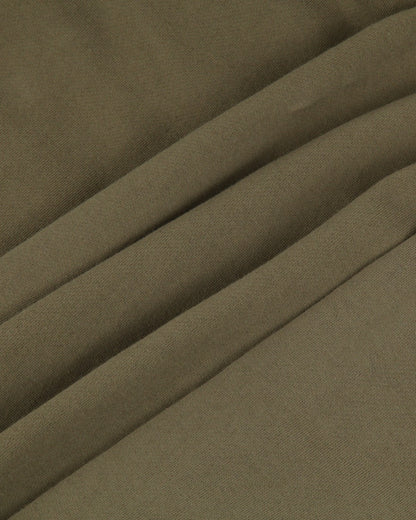 Offgrid 1/4 Zip Recycled Cotton Sweatshirt - Dusty Olive
