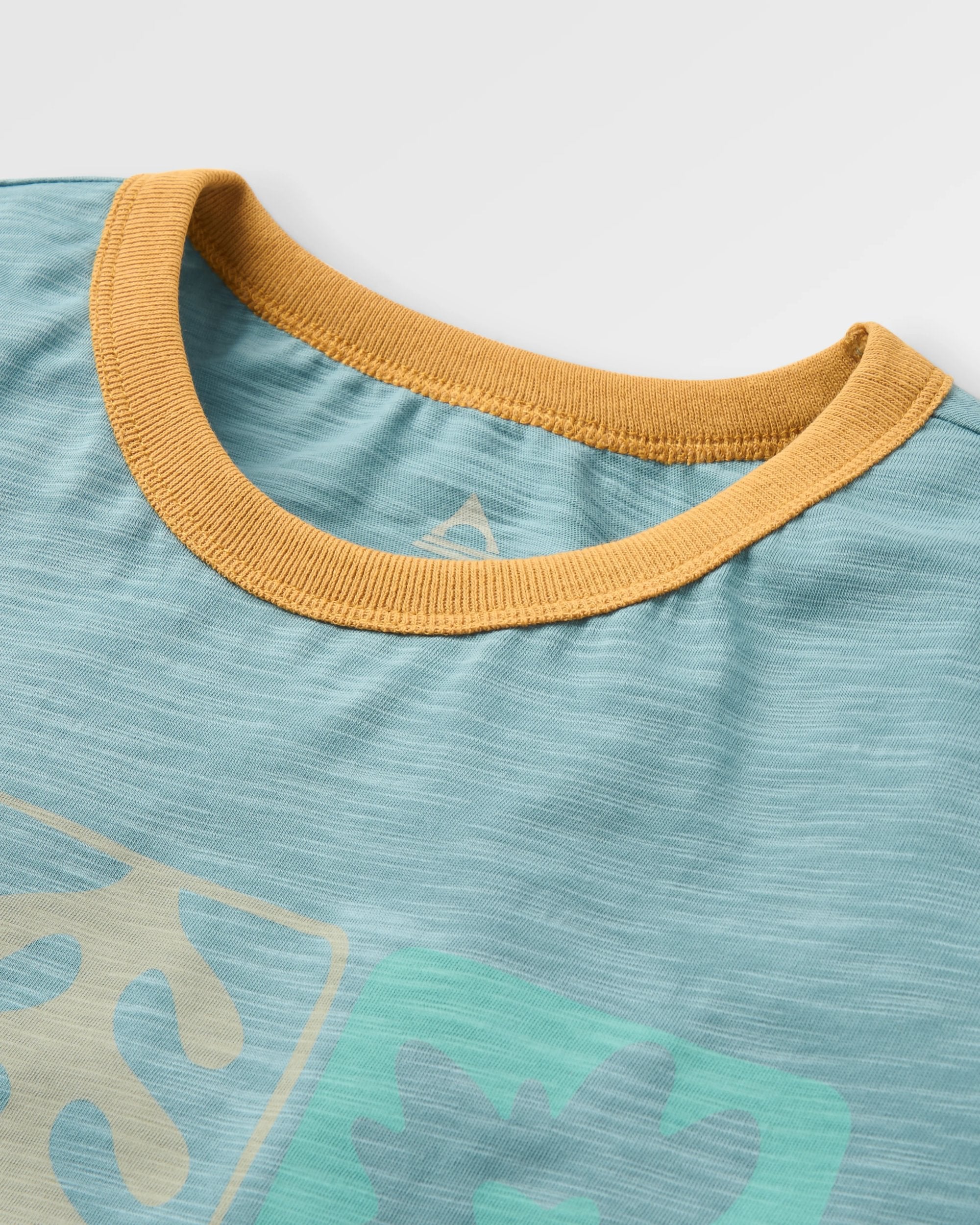 Daze Recycled Cotton T-Shirt - Arctic - Flatlay