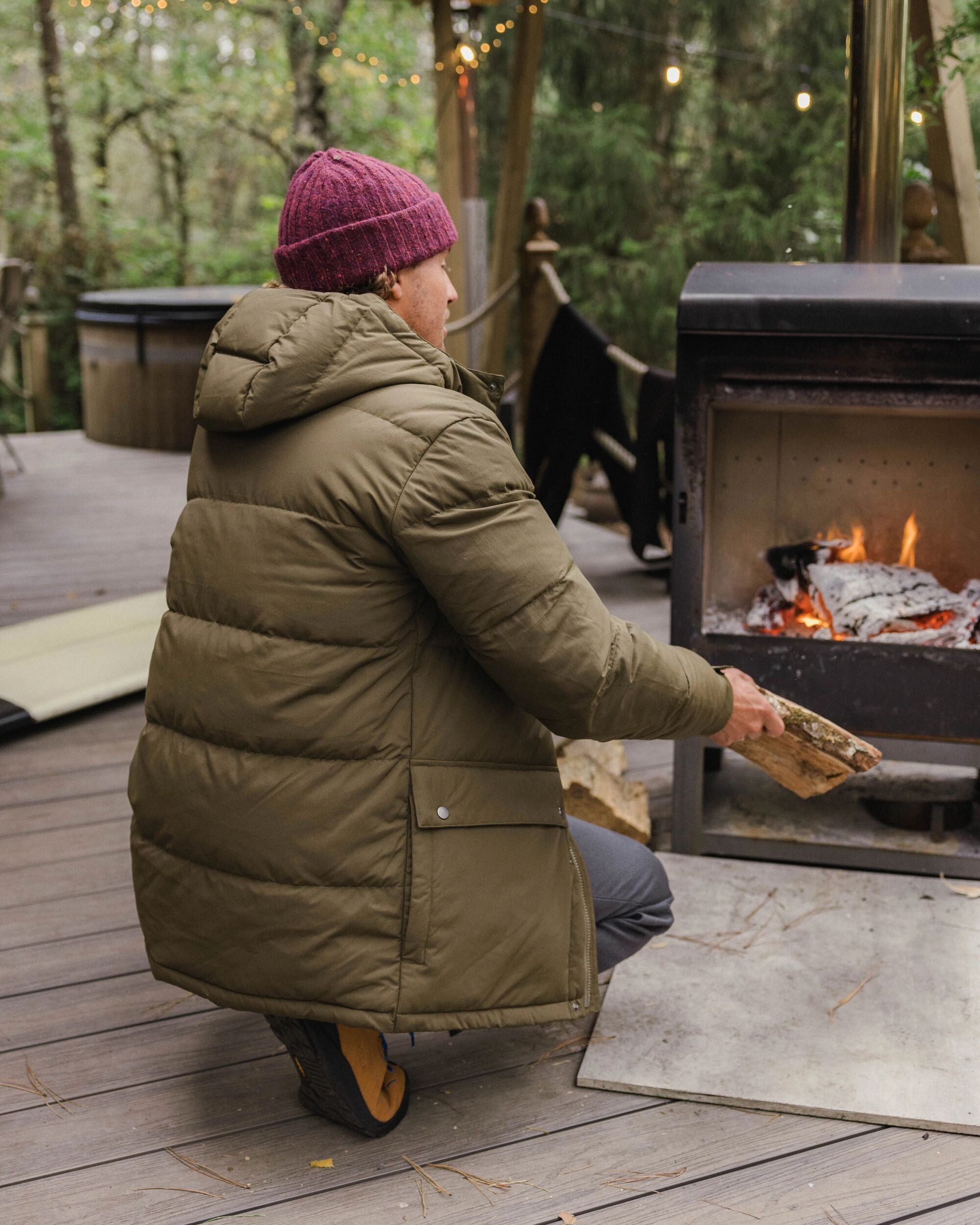 Grounded Insulated Jacket - Dark Olive - Lifestyle