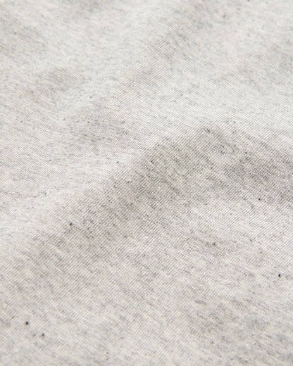 Heritage Recycled Relaxed Fit LS T-Shirt - Grey Marl - Flatlay