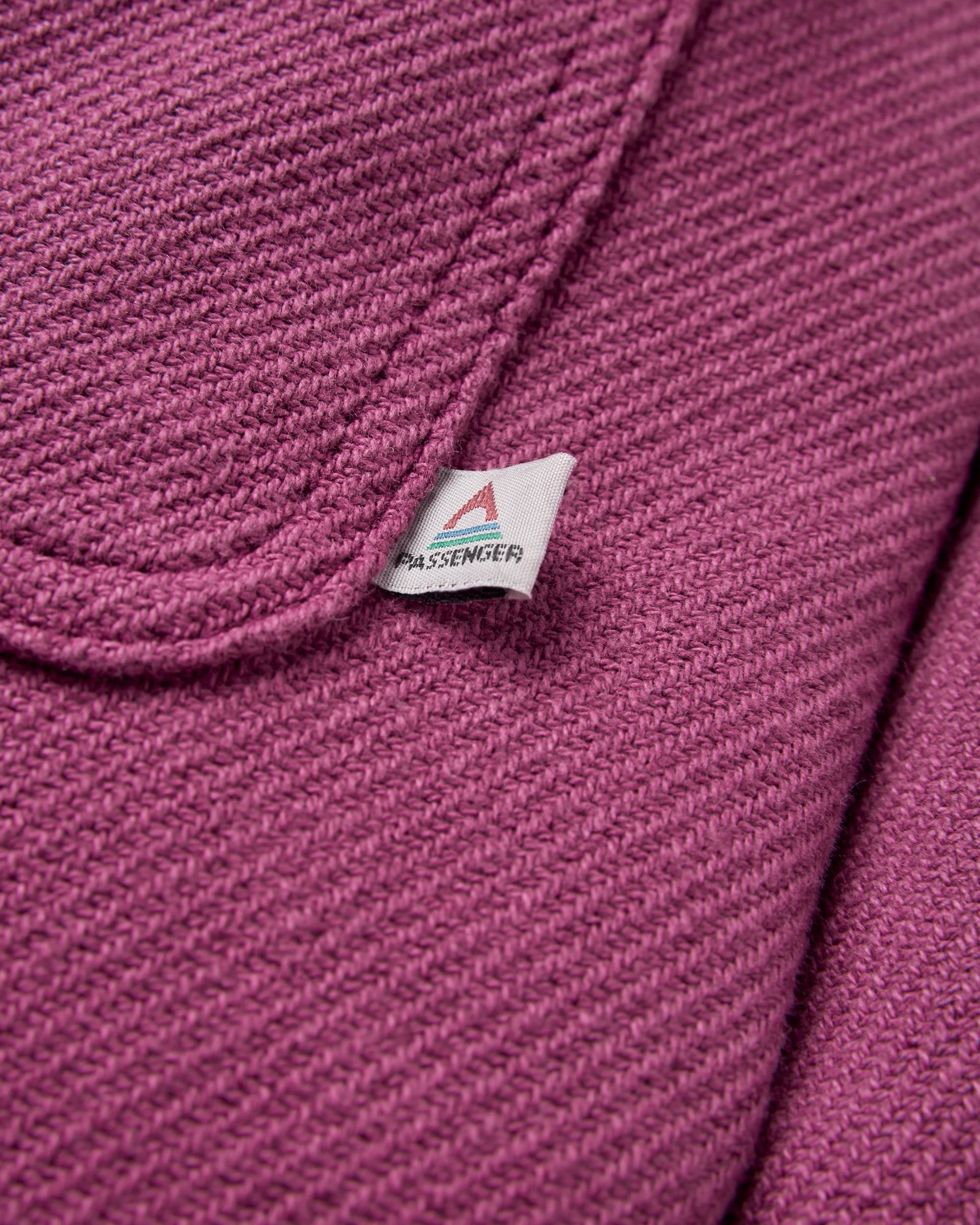 Island Twill Shirt - Warm Berry - Flatlay