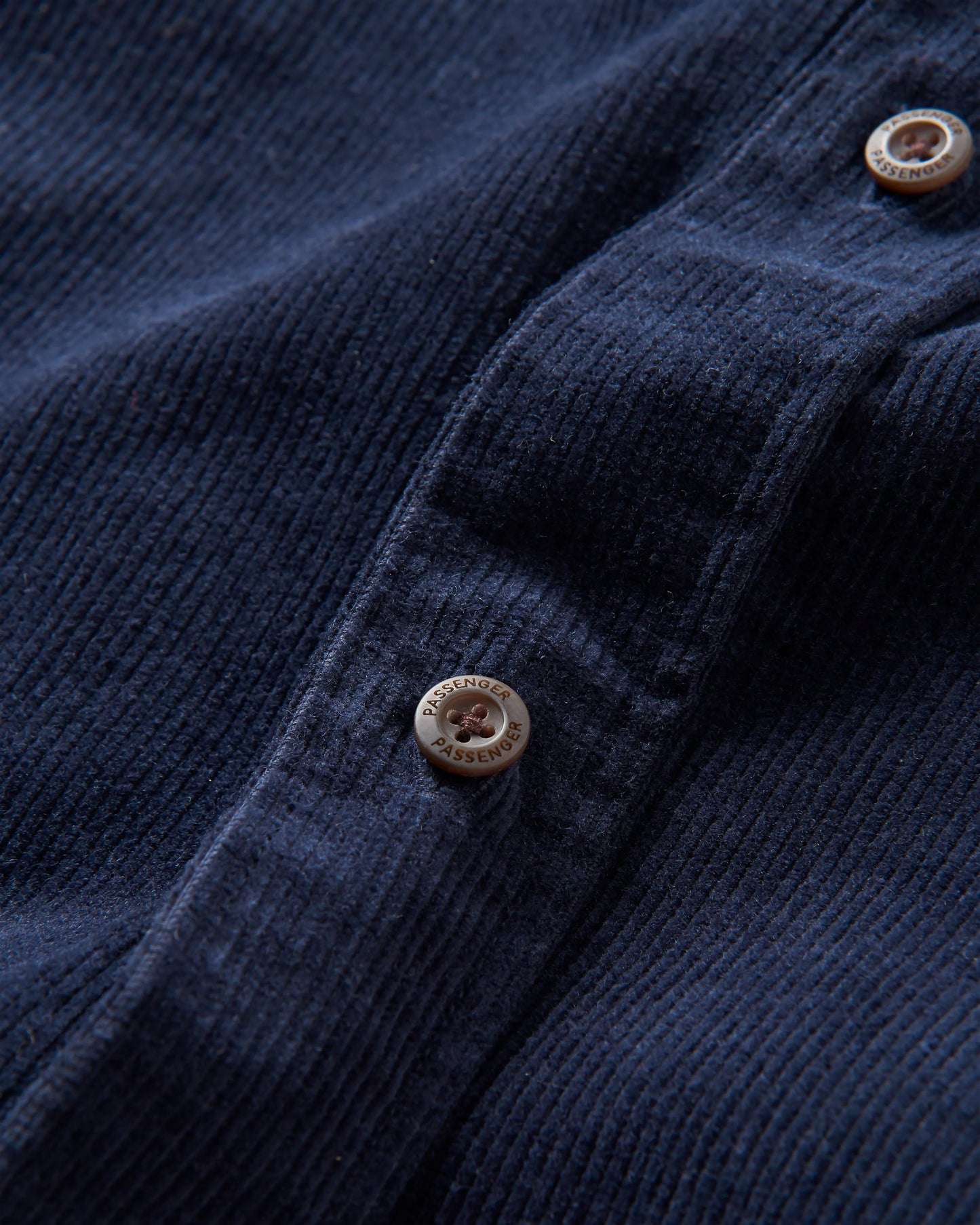 Backcountry Cord Shirt - Deep Navy - Flatlay