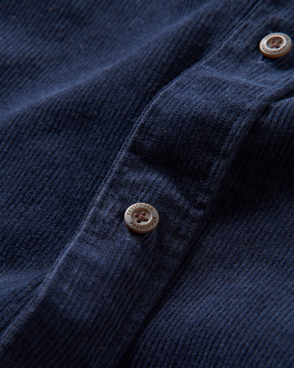 Backcountry Cord Shirt - Deep Navy - Flatlay
