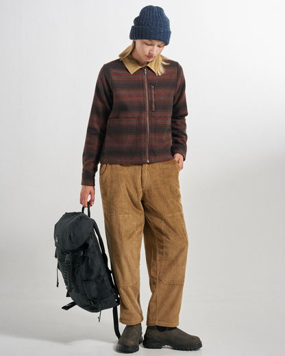 Bracken Lined Trouser - Caramel - Studio Model