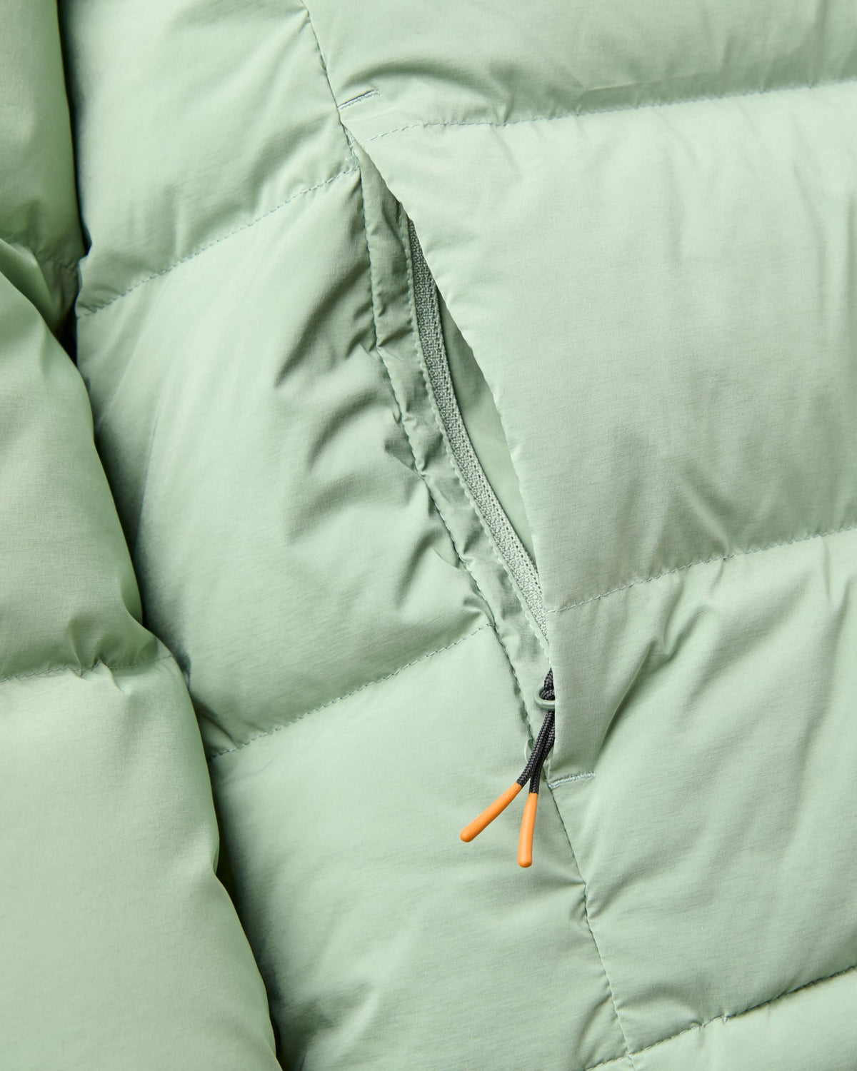 Cindra Down Jacket - Pistachio - Flatlay