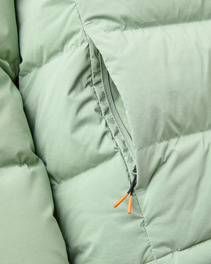 Cindra Down Jacket - Pistachio - Flatlay