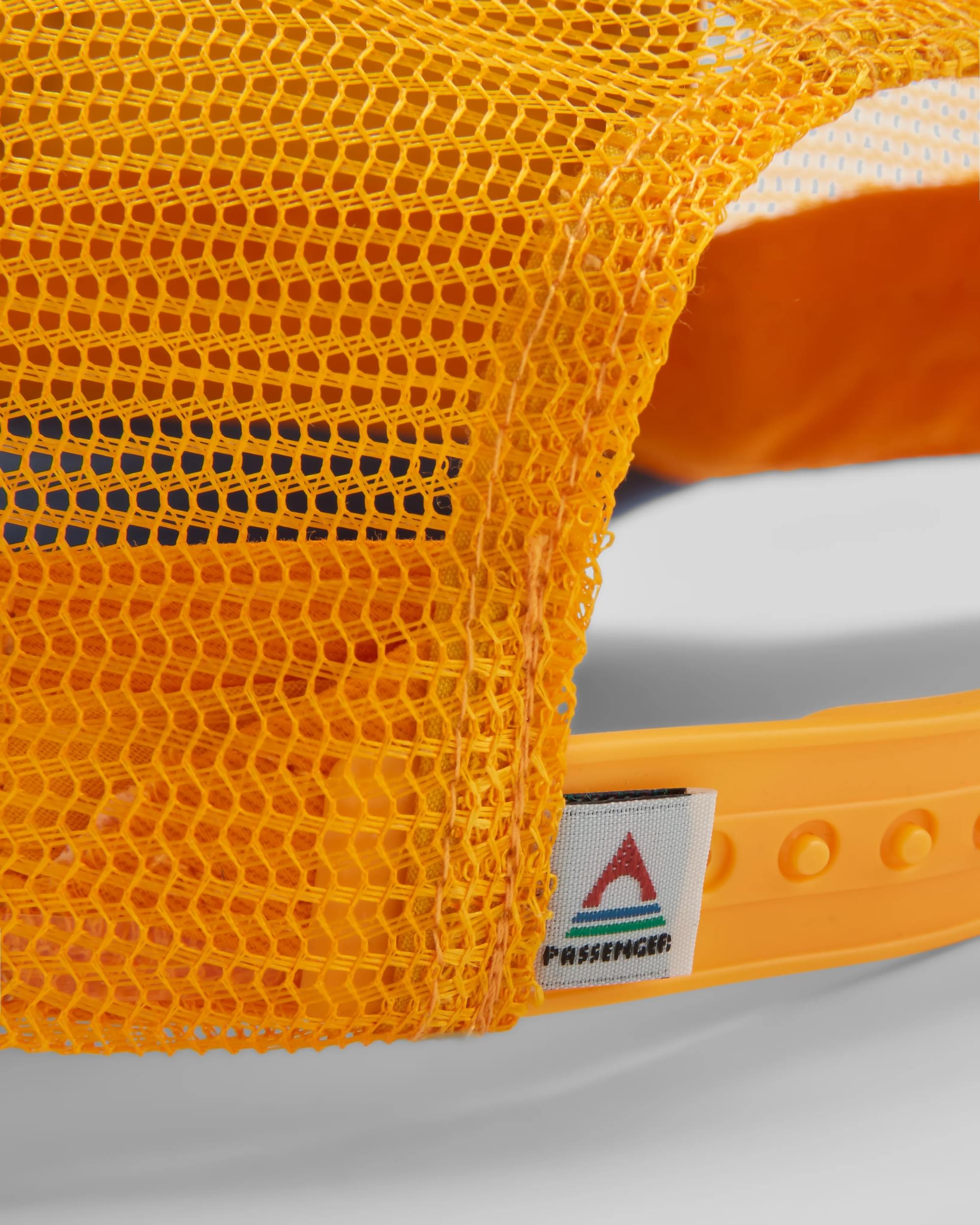 Escapism Trucker Cap - Mustard Yellow/Moonlight Blue - Flatlay