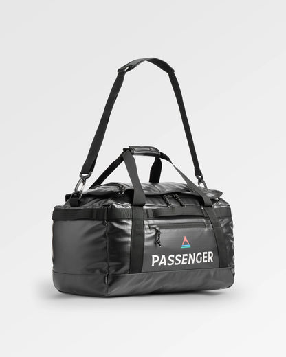 Roamer Recycled 40L Duffel Bag - Phantom Black - Flatlay