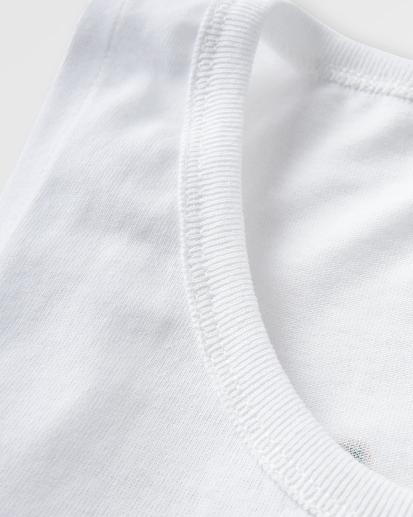 Dune Recycled Cotton Vest - White - Flatlay