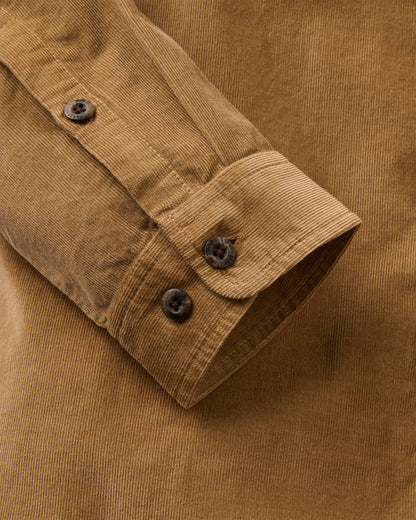 Backcountry Cord Light Shirt - Caramel - Flatlay