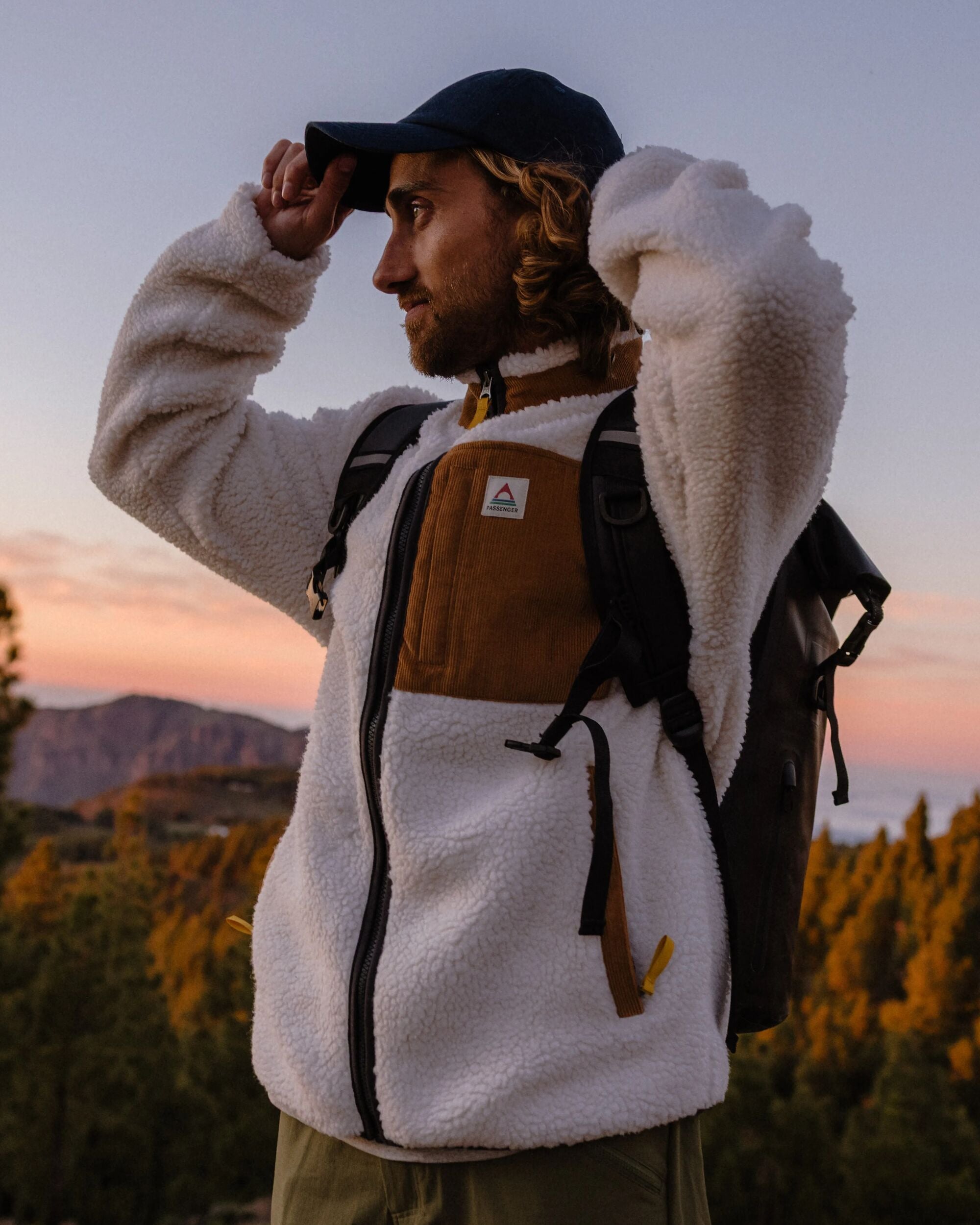 Trekker Deep-Pile Sherpa Fleece - Warm Ivory - Lifestyle