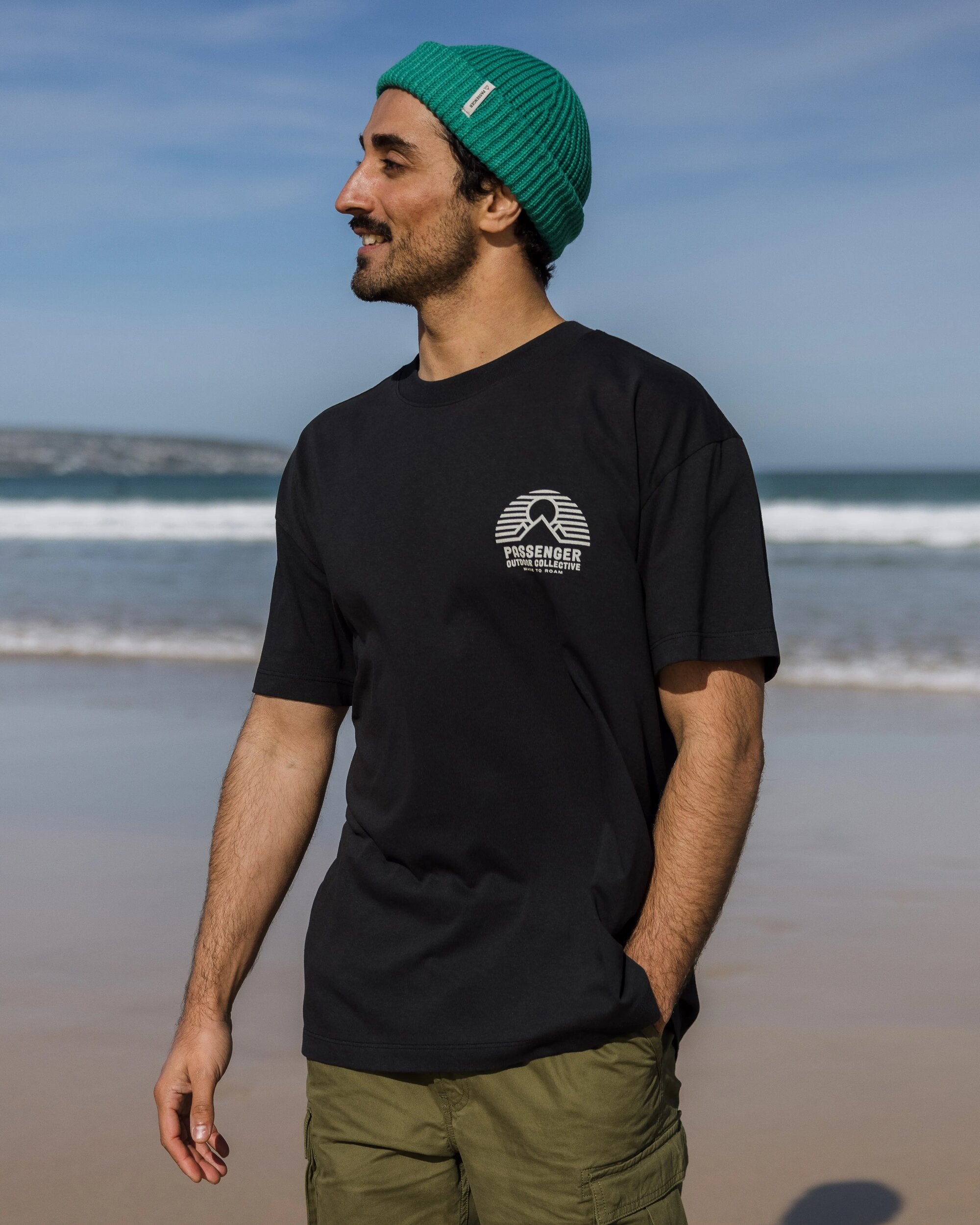 Elbio Recycled Relaxed Fit T-Shirt - Black - Lifestyle