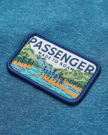 Love The Wild Sweatshirt - Blue Steel Marl - Flatlay