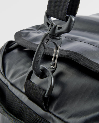 Roamer Recycled 80L Duffel Bag - Phantom Black - Flatlay